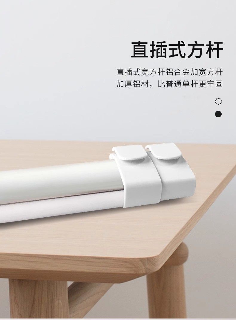 Dual rod garment steamer, handheld and standing type