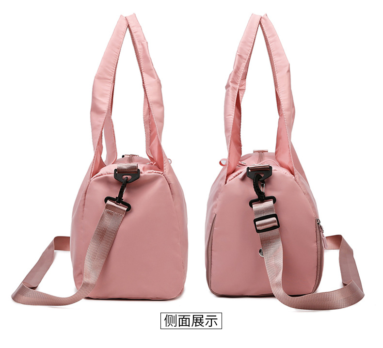 Women's yoga bag with dry-wet compartment, large capacity
