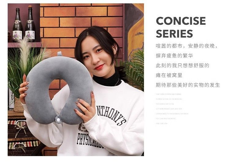 U-shaped neck pillow travel portable