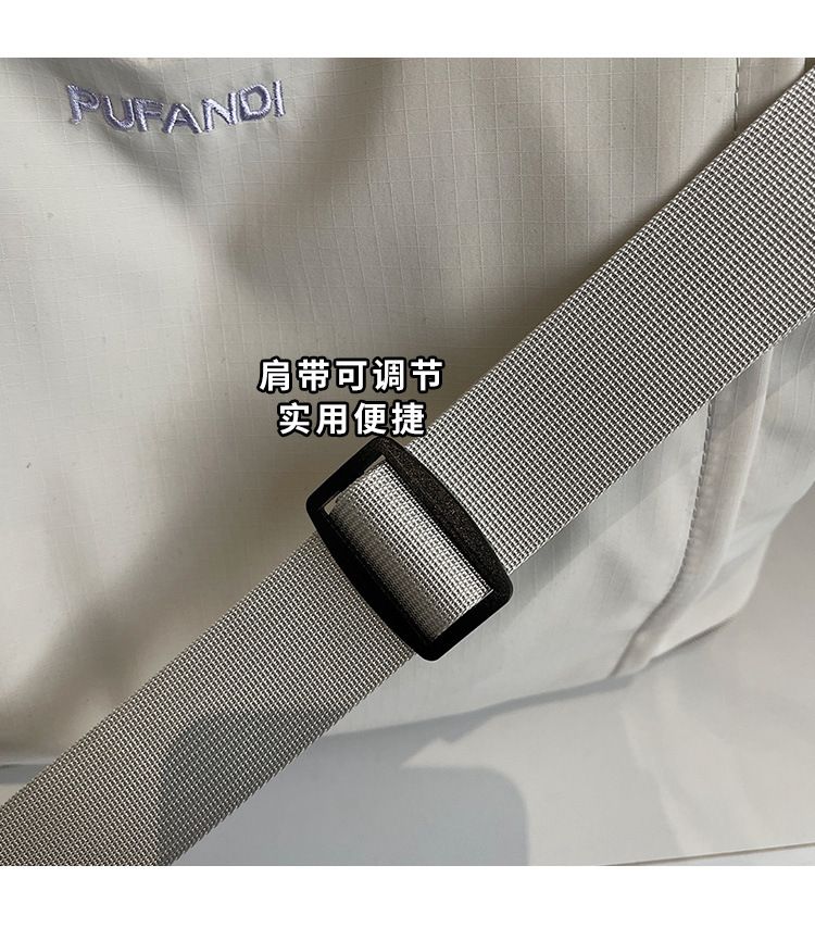 跨境可拓展健身包大容量扩容斜挎运动包出差短途旅行包待产收纳包