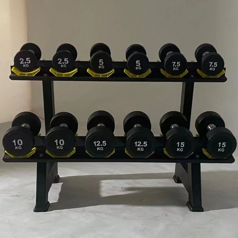 Dumbbell seti depolama rafı kombineli