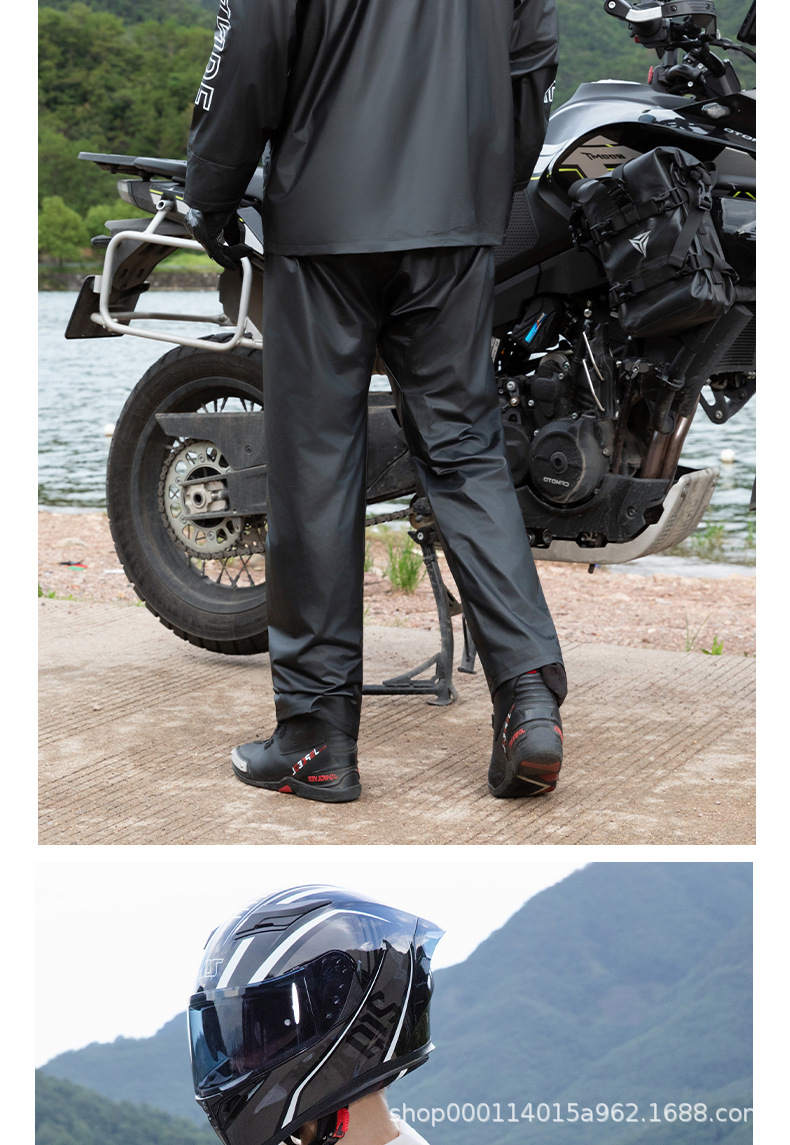 Raincoat and Rain Pants Set for Men