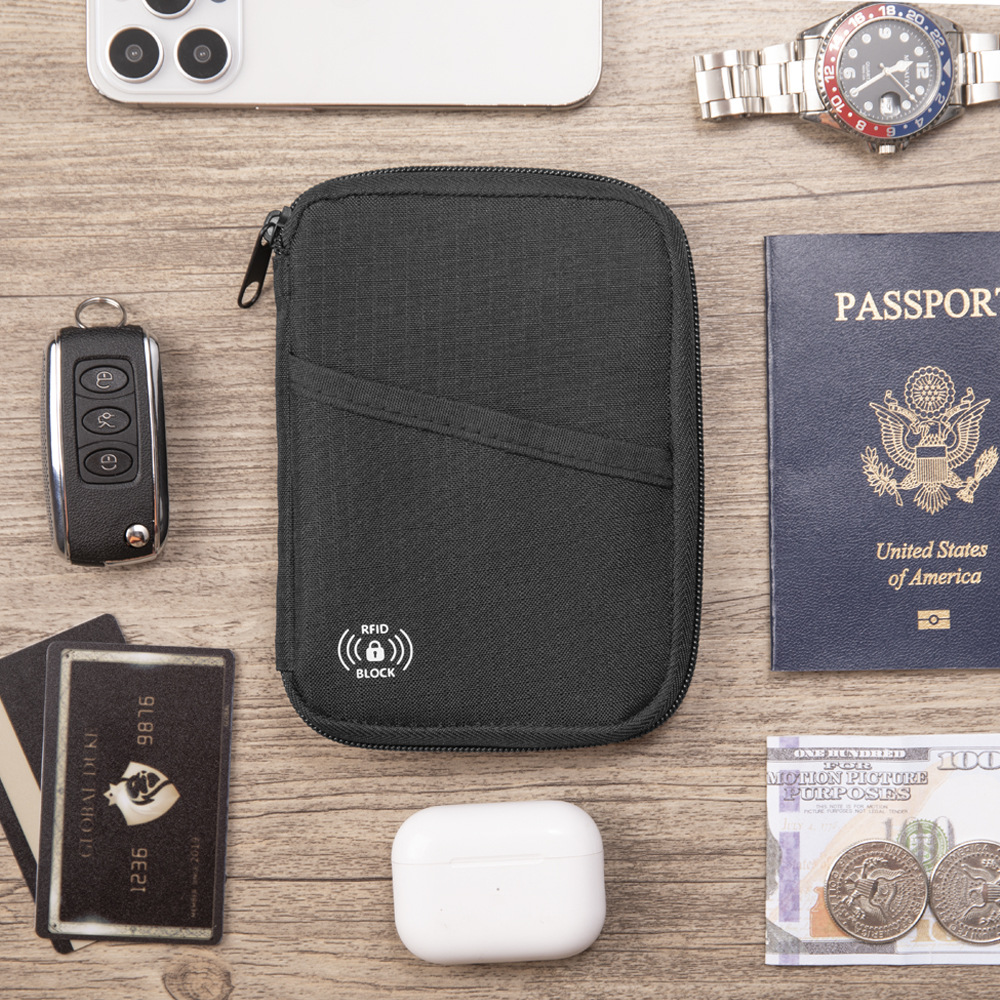RFID pasaport cüzdanı, çok fonksiyonlu seyahat organizatörü