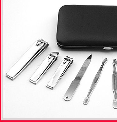 12-piece nail care beauty tool set