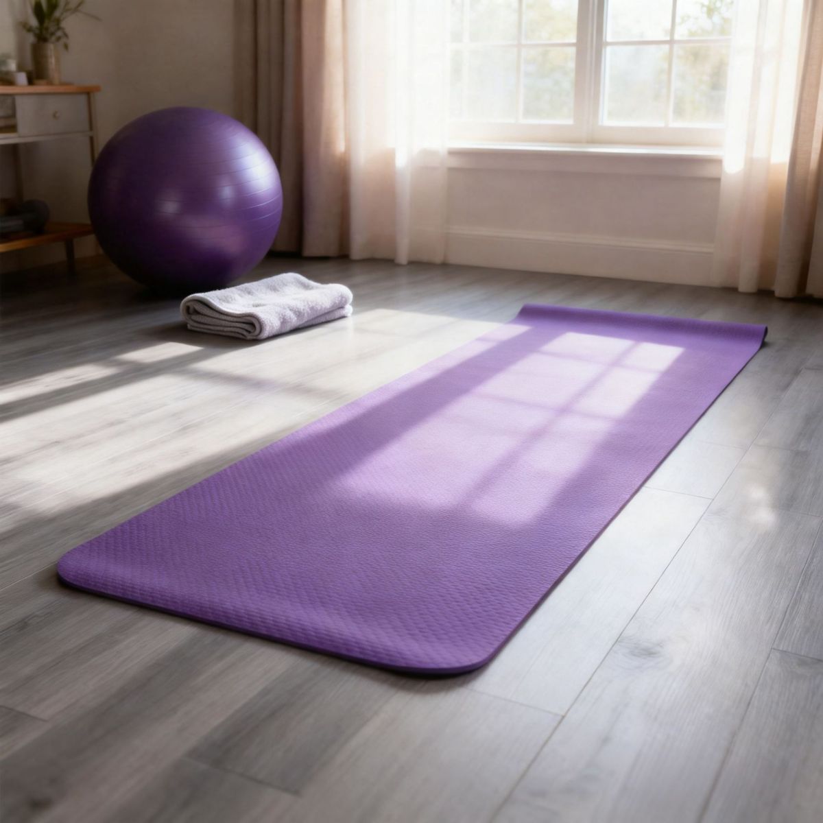 NBR yoga mat 1830x610x10mm, non-slip, slow rebound
