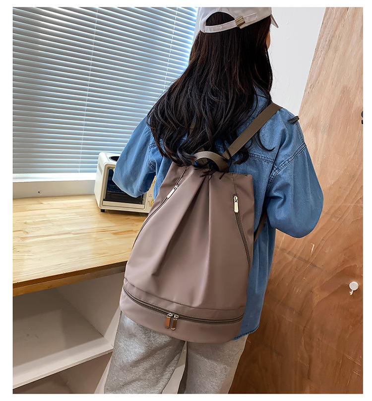 Fitness-Rucksack mit Schuhfach, Oxford-Gewebe