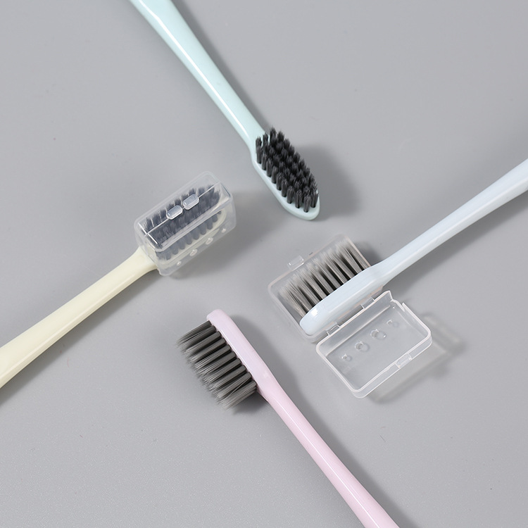 Japanese-style toothbrush 4-pack, medium soft bristles