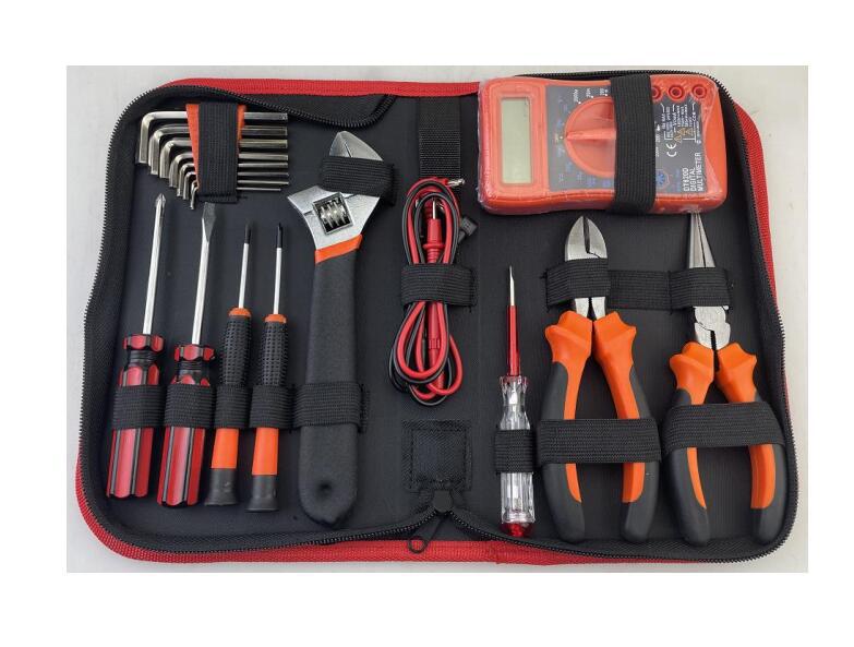 Home tool box set, multi-functional, portable, manual