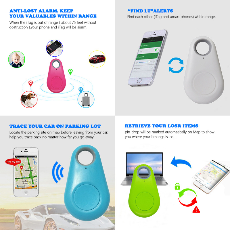 Bluetooth anti-kayıp bulucu, iki yönlü alarm