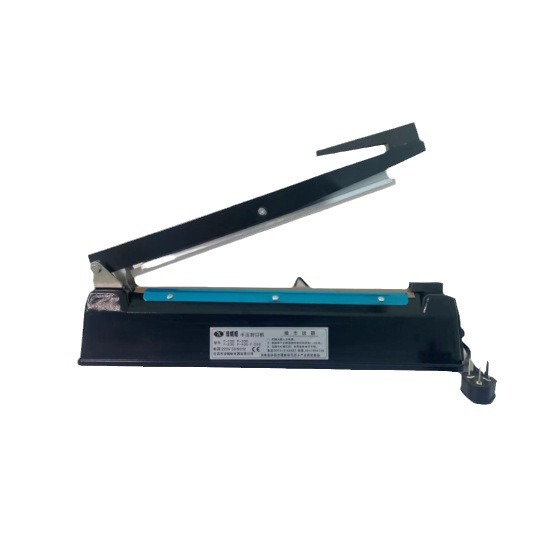 Manual heat sealing machine for food packaging