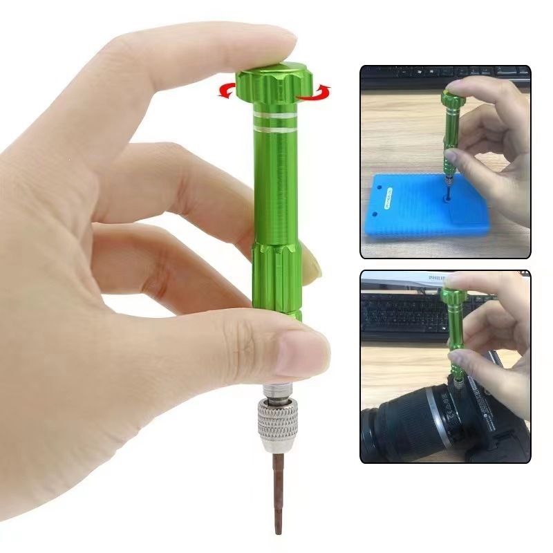 5-in-1 Aluminum Screwdriver, Mobile Phone Repair, Disassembly Tool