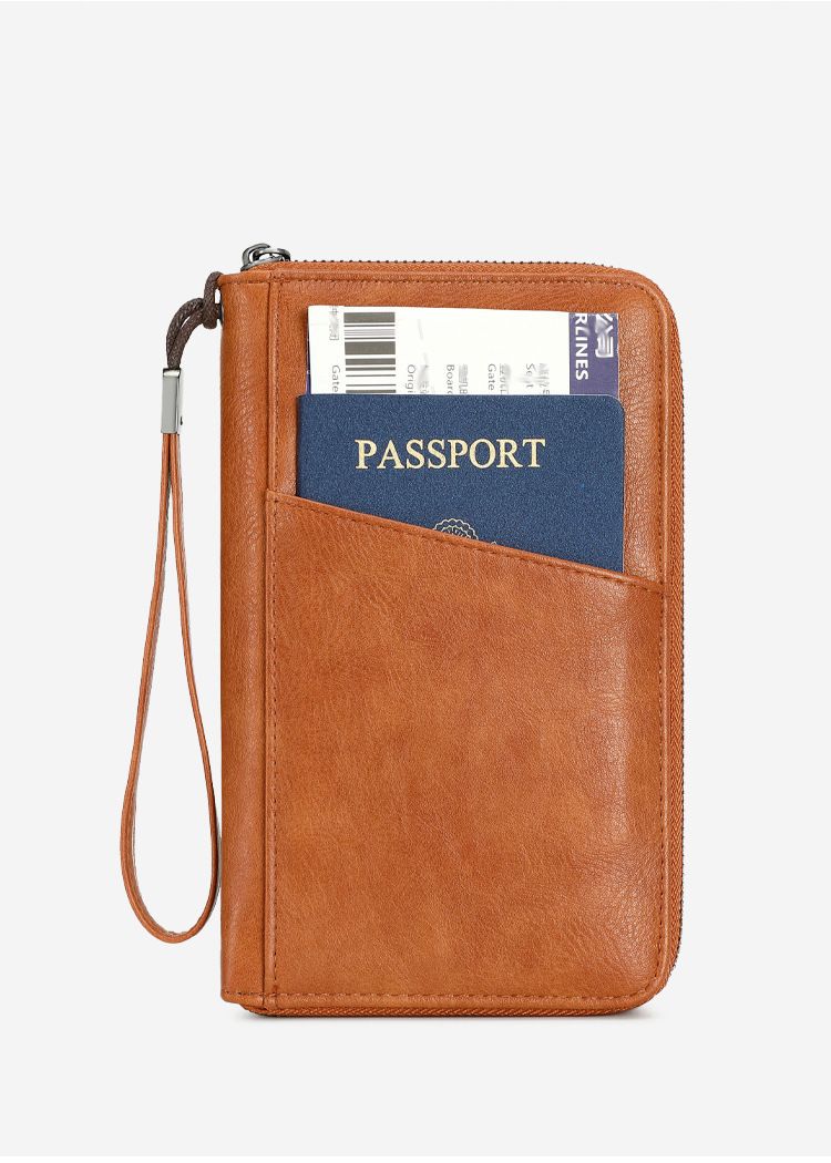 RFID passport wallet, large capacity