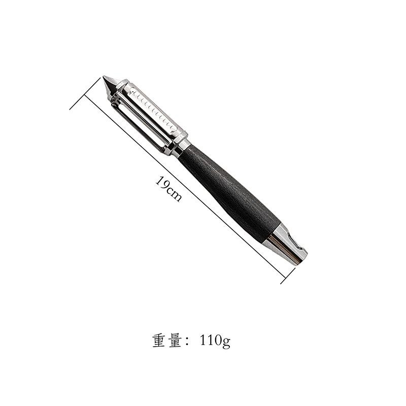 Zinc alloy vegetable peeler with non-slip handle
