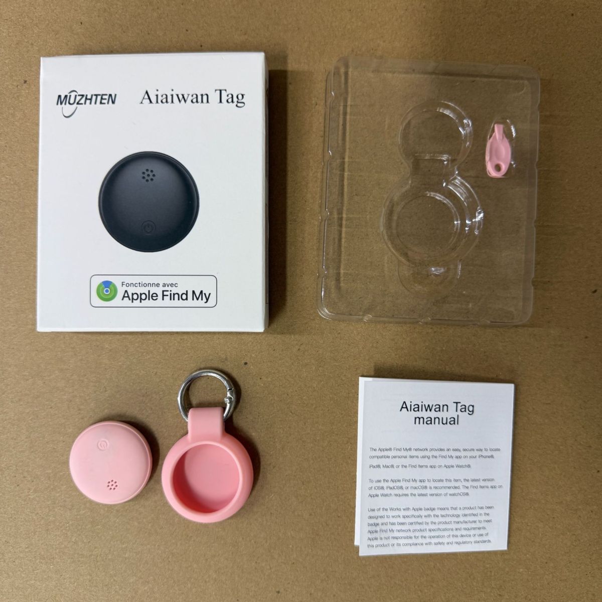 适用苹果FindMy防丢定位器AirTag平替蓝牙追踪器钥匙宠物行李箱