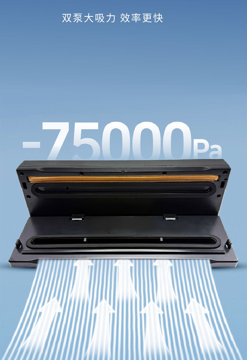 Vacuum sealing machine, household, food preservation
