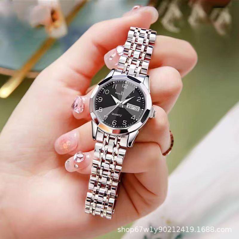 Swiss women's watch, waterproof, quartz, luminous