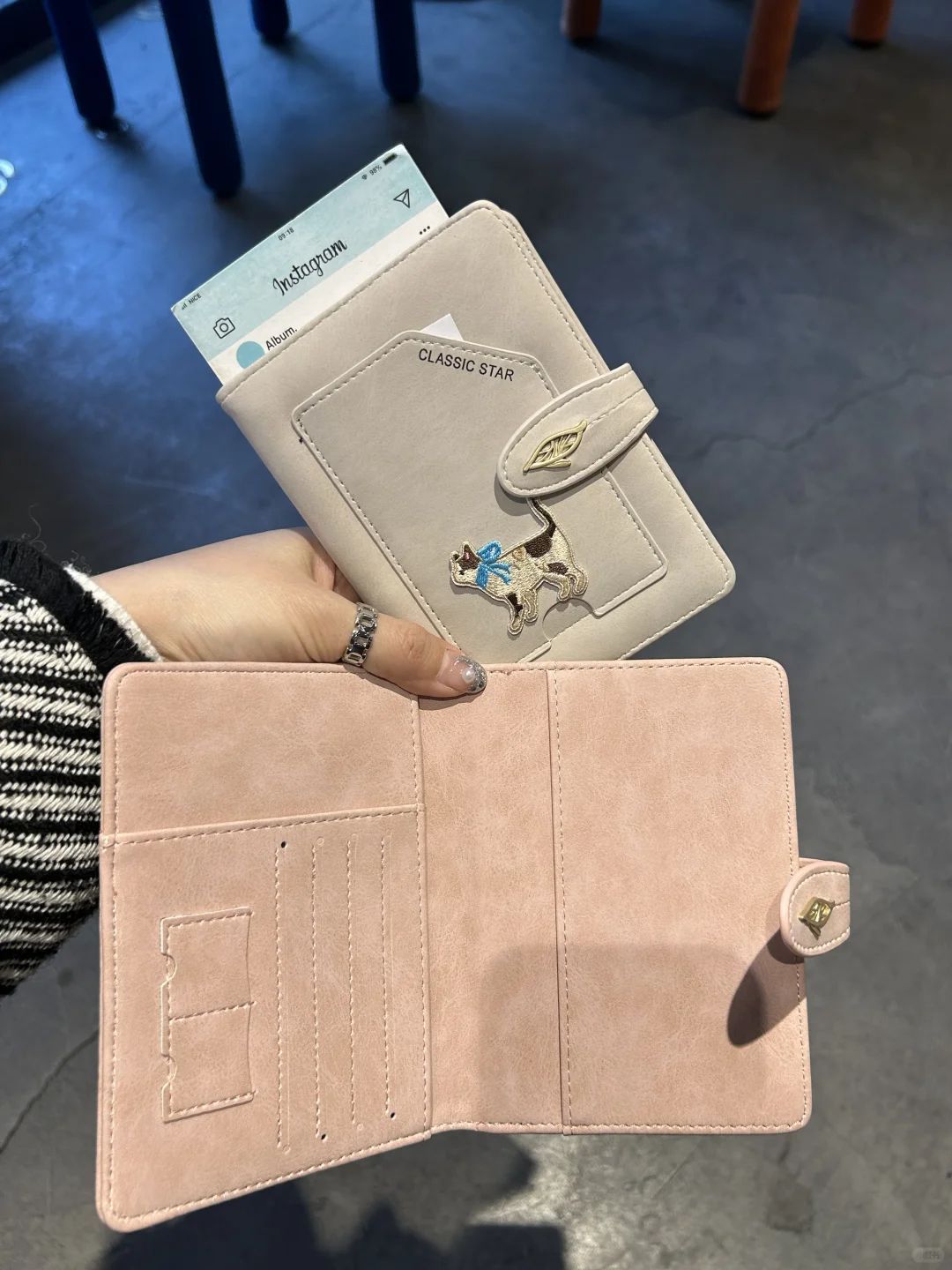 RFID Pasaport Organizer, Hayvan Nakışlı