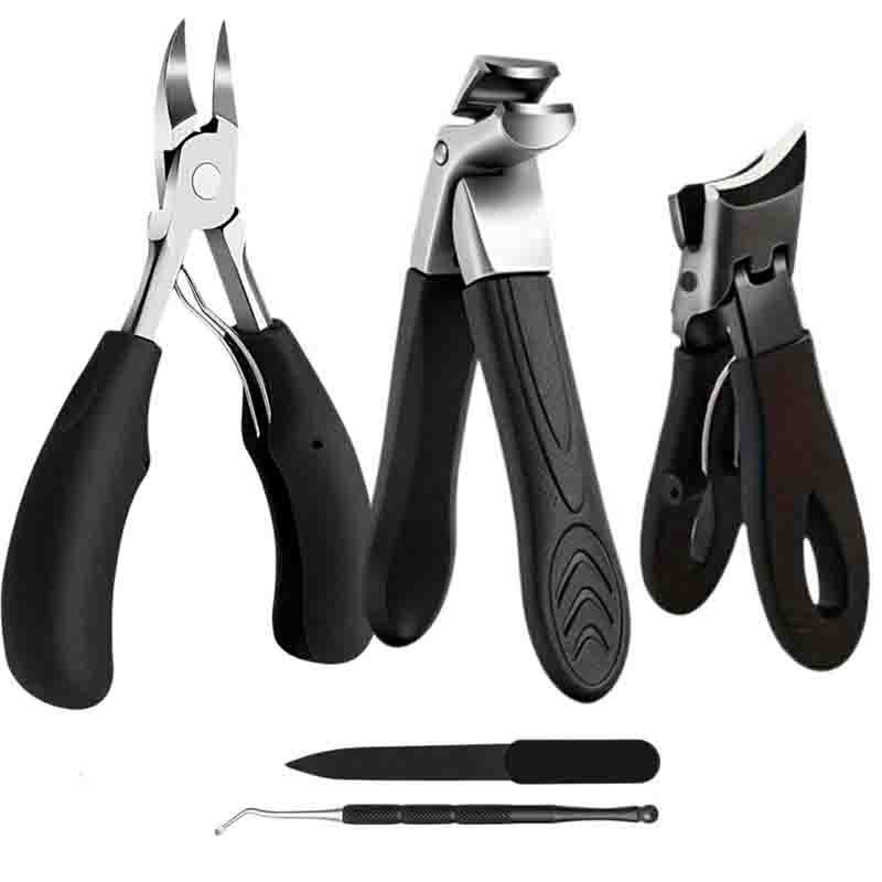 Adlerkopf-Nagelschere-Set, Edelstahl, großer Winkel
