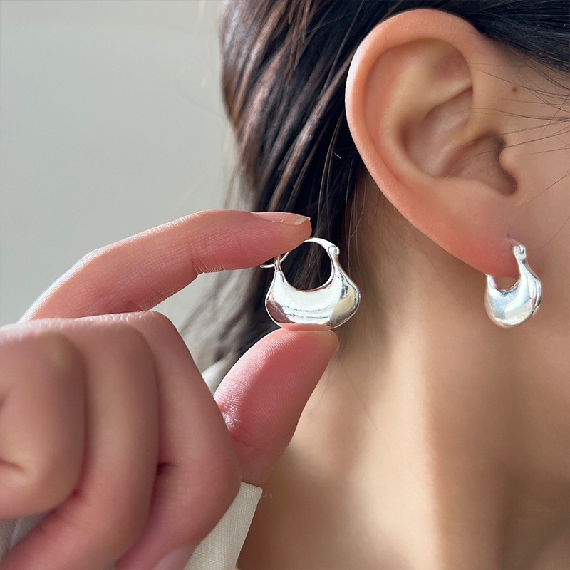 S925 Sterlingsilber Ohrringe für Damen, verblasst nicht