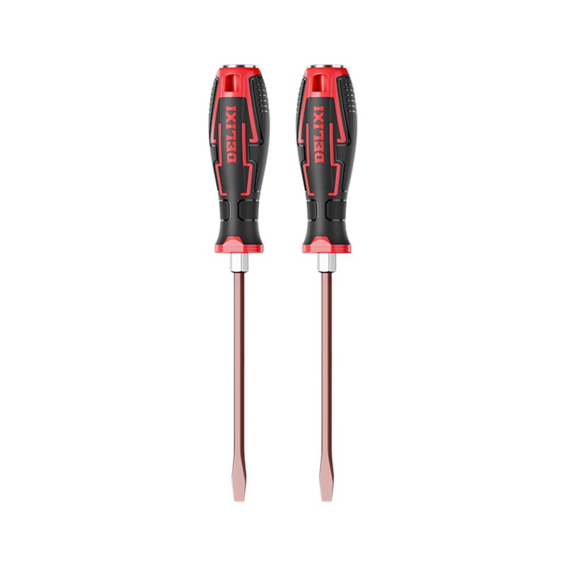 Flat head screwdriver set with Phillips and Torx bits