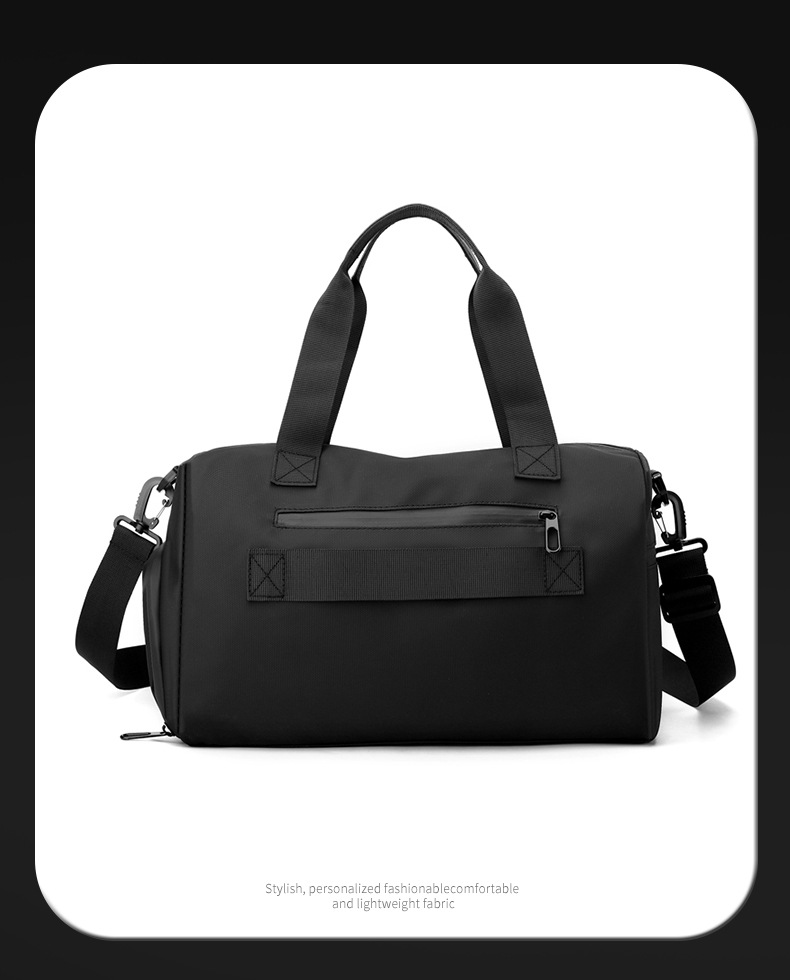 Travel bag, trolley-compatible, wet and dry separation, unisex