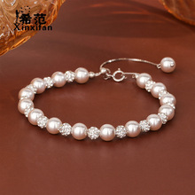 S925 Gümüş Moissanite Balık İpi Kolye, Basit