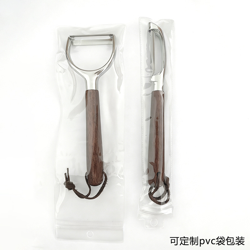 Stainless steel rosewood vegetable peeler knife, thickened