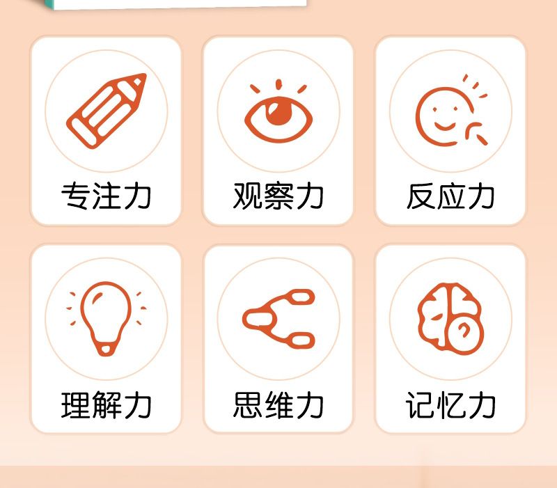 儿童益智专注力训练 迷宫听觉训练拼音视觉数字 记忆力训练游戏书