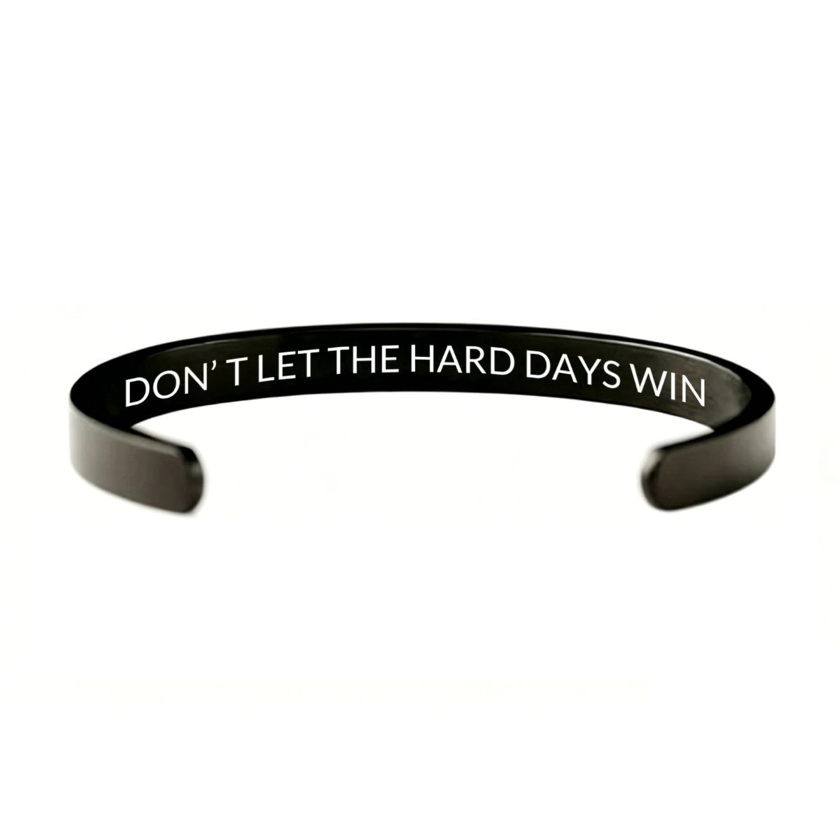 Stainless steel open bracelet, engraved design, multicolor