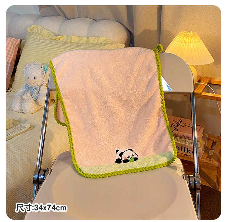 Coral Fleece Handtuch Set tragbar Bademantel