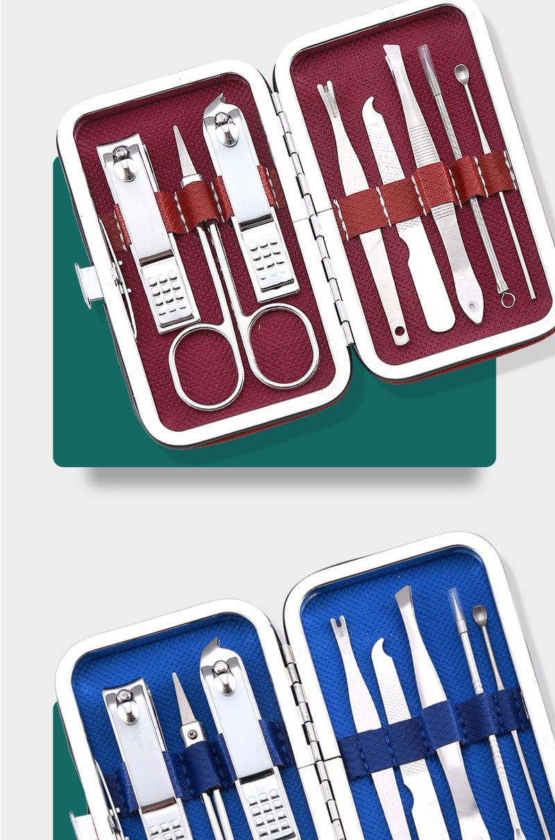 8-piece nail care tool set