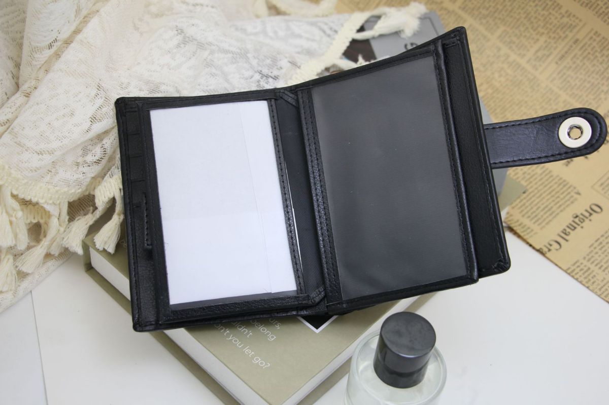 Portable passport holder with buckle, lightweight travel