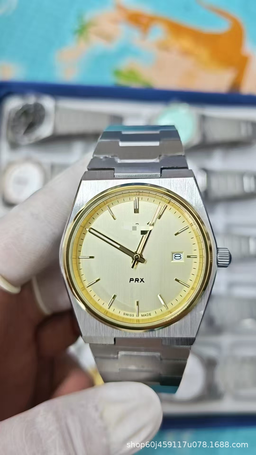PRX Superplayer Edelstahl Mechanische Quarzuhr