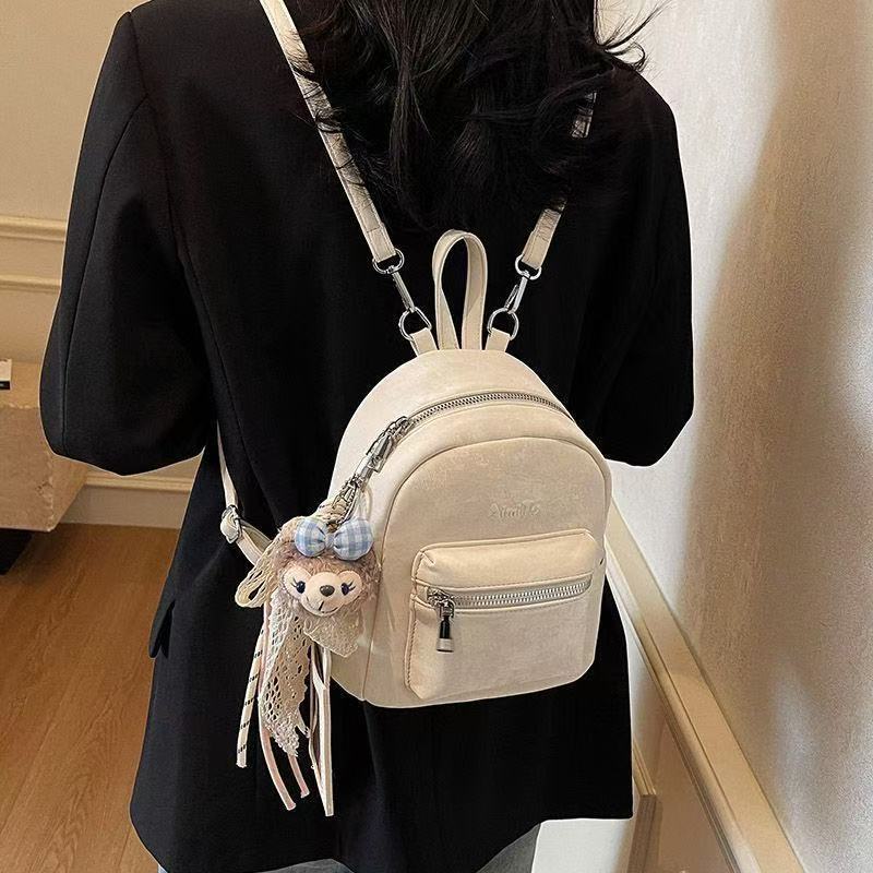 Aimi Tu women's backpack, minimalist design, solid color, stylish