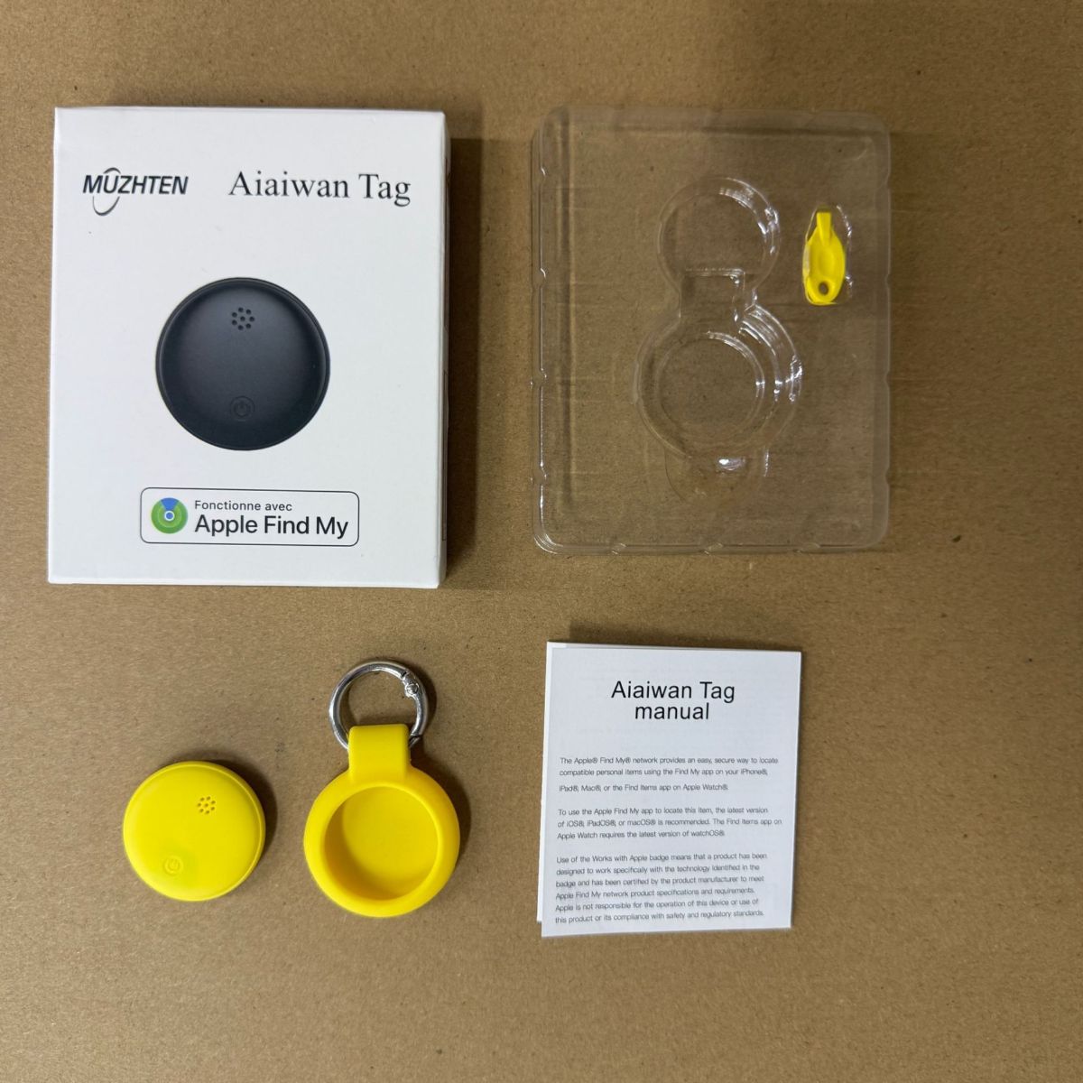 适用苹果FindMy防丢定位器AirTag平替蓝牙追踪器钥匙宠物行李箱