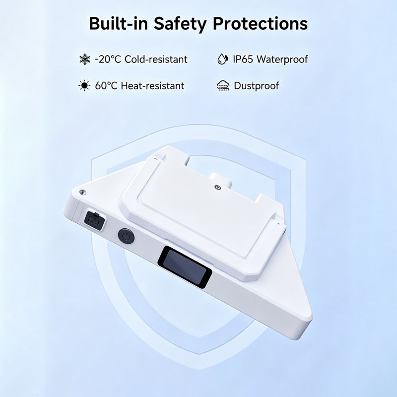MINI portable power bank, 2-in-1 bracket