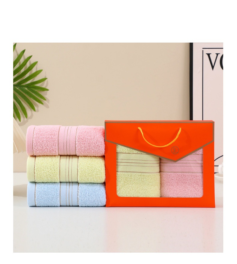 Cotton towel gift box set, 100% cotton, weddings and special occasions