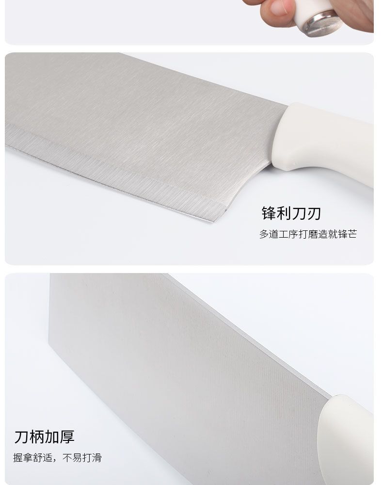 Home knife set, 5-piece including chef, slicing and fruit knives