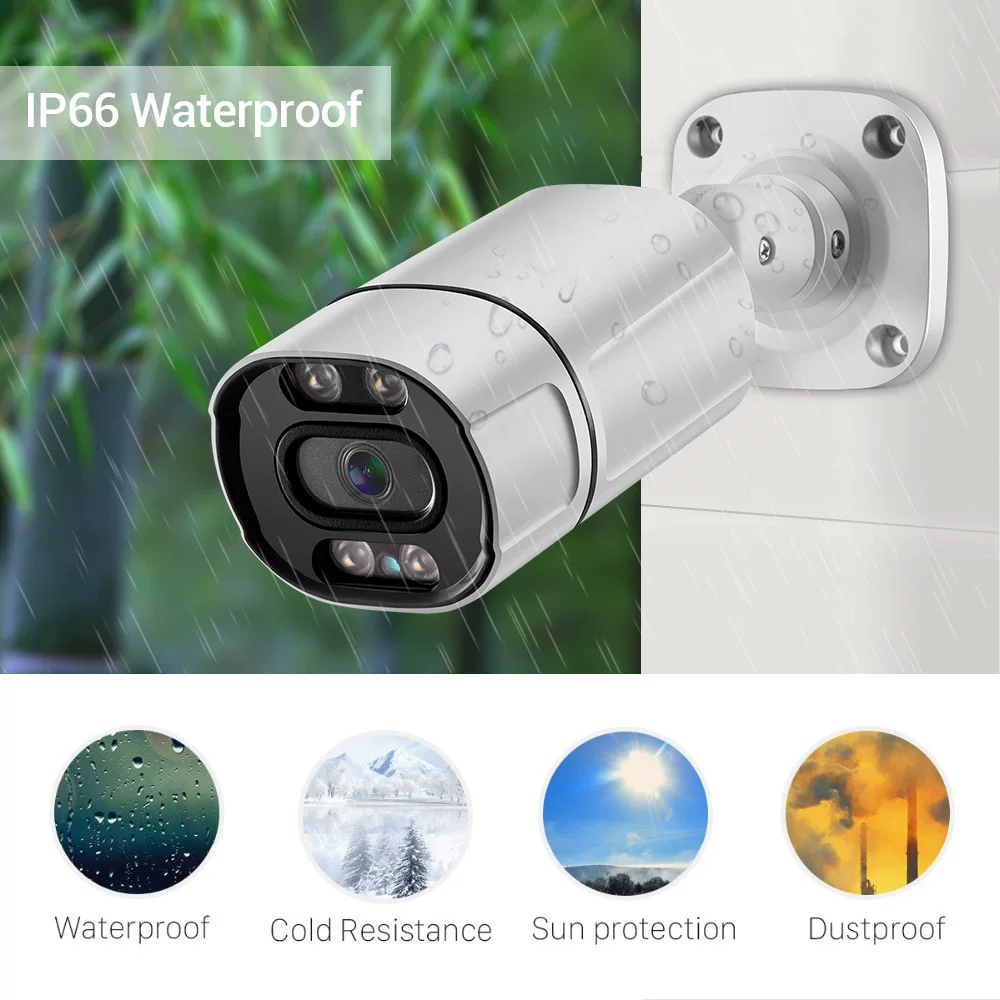 Xiongmai 4-channel POE kit, 8MP, H.265, night vision