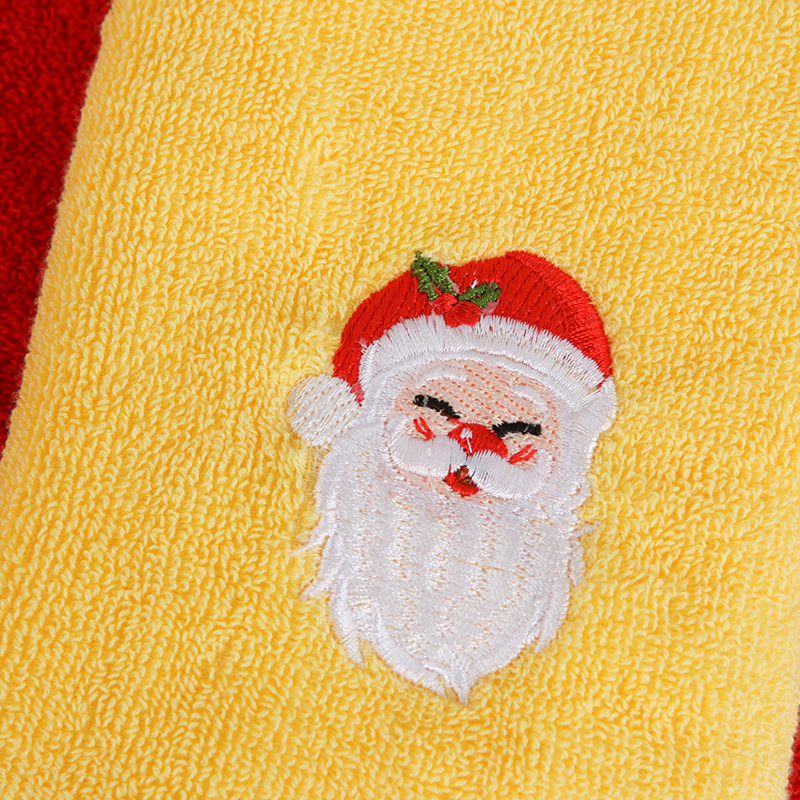 Pure cotton Christmas towel gift set for children