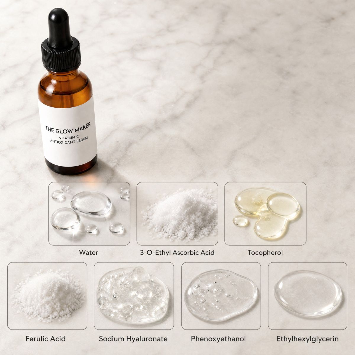 Vitamin C aufhellendes Serum leichte Textur