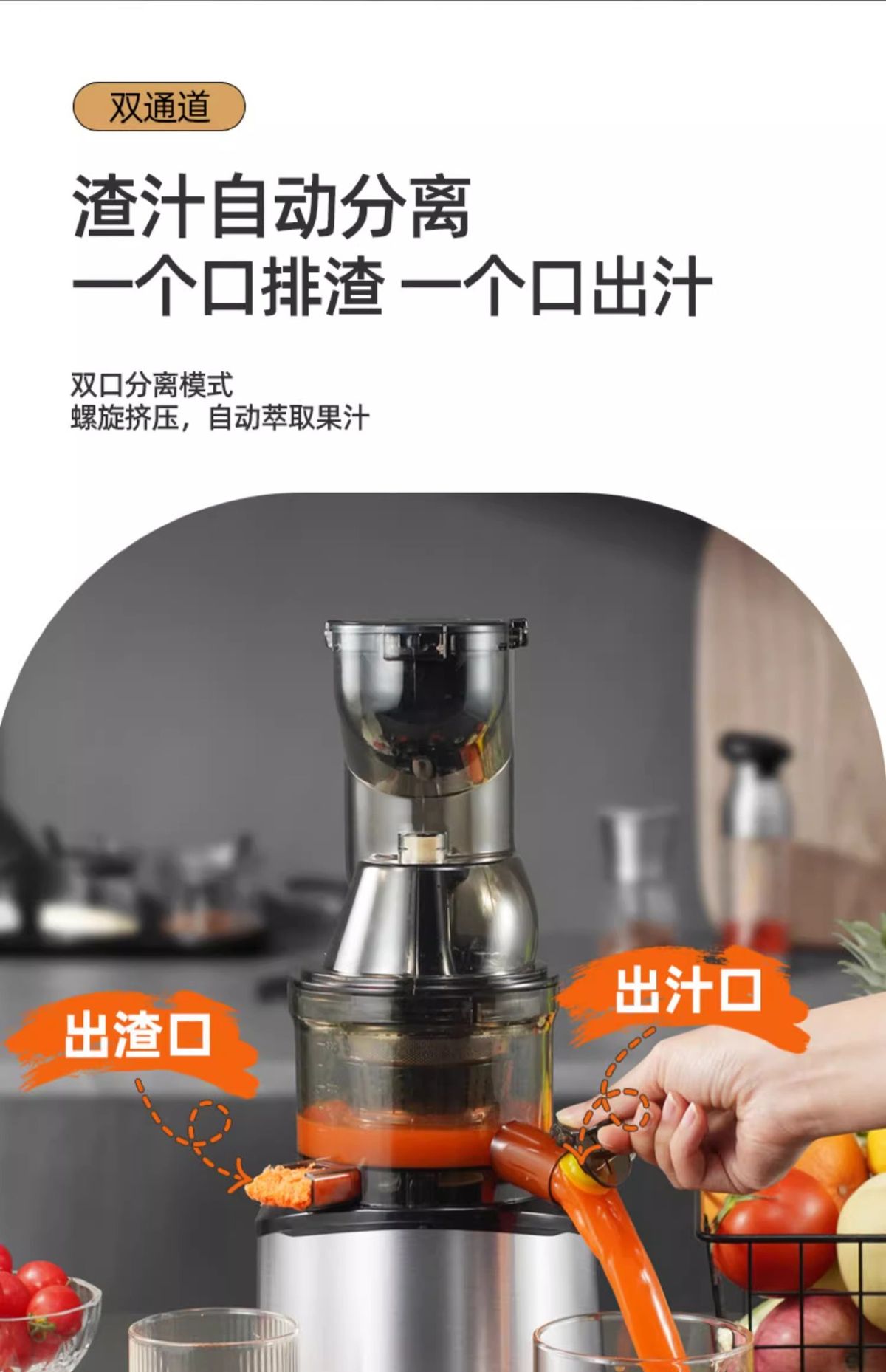 Jinzheng tam otomatik sebze meyve sıkacağı, soğuk sıkma