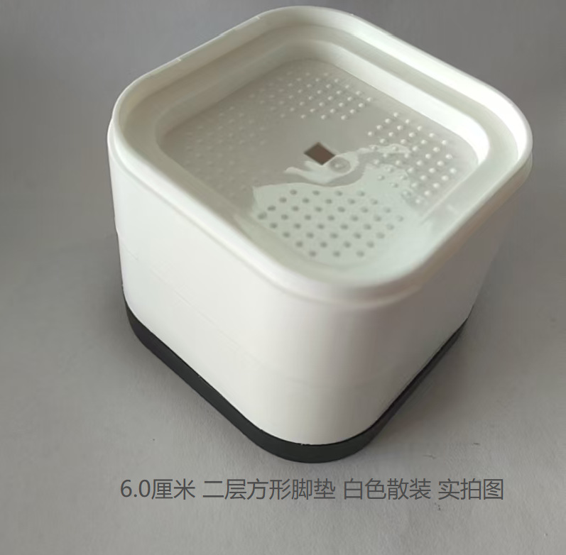 Washing machine feet pads, square, shock absorbing