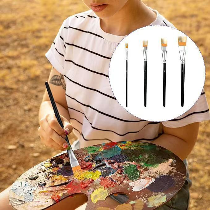 Ressam fırçası seti, su rengi, yağlı boya, akrilik, çeşitli boylar
