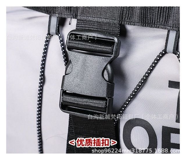 Large travel bag with handle, trolley case compatible, versatile