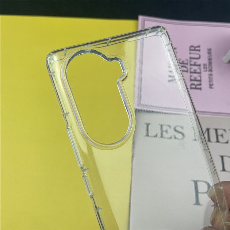 Honor 60 telefon kılıfı, TPU, hava yastığı, şeffaf
