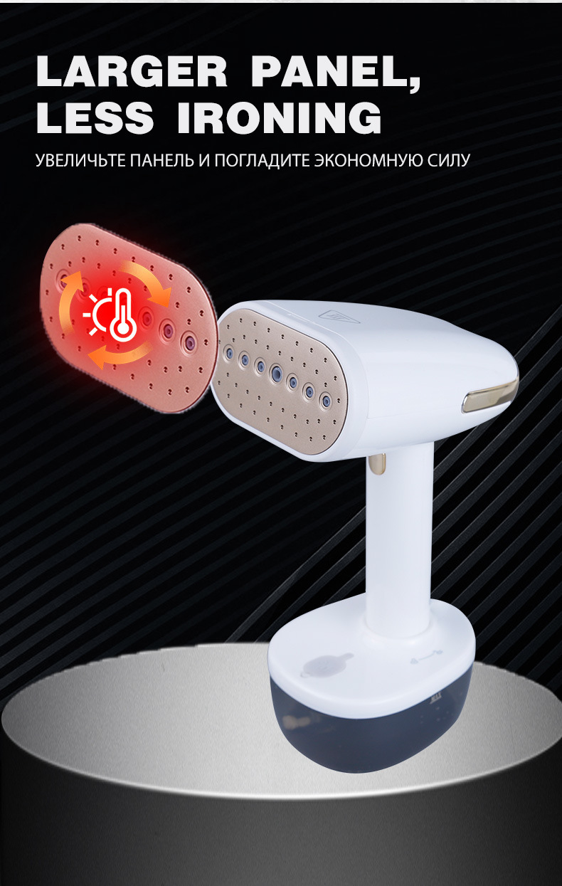 Tragbarer Dampfglätter mit Handgriff, kompakt für Zuhause