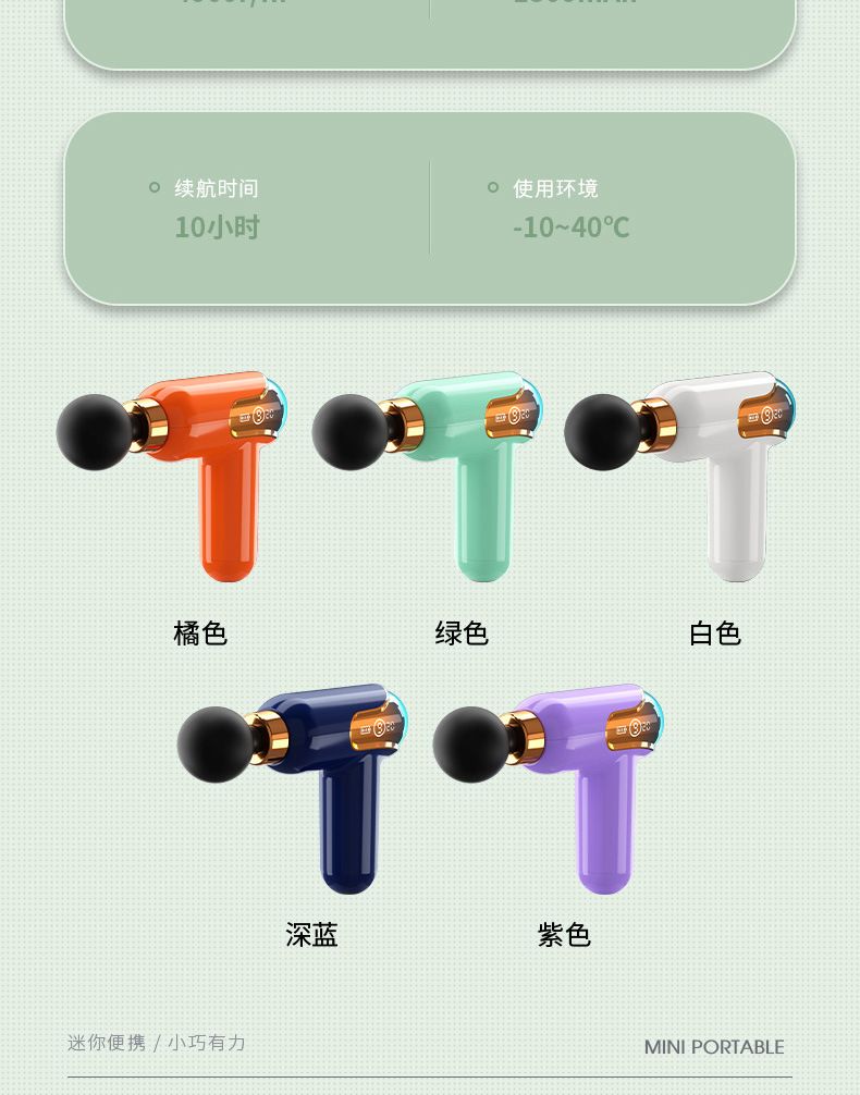 Sweetclean intelligente Faszienpistole, professionelle Massagepistole