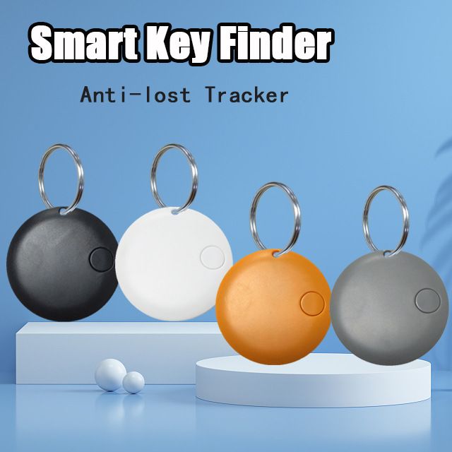 Yuvarlak Bluetooth 5.0 anti-kayıp cihazı, çift yönlü alarm