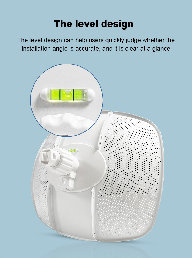 5.8G kablosuz CPE, 300Mbps, 10-15km mesafe